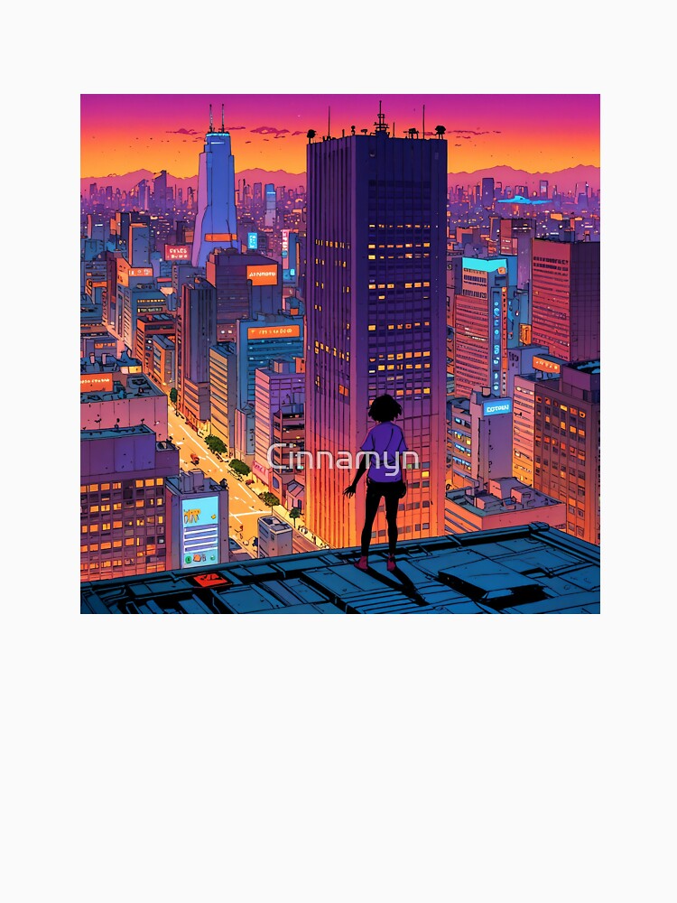 Vaporwave Retro City by Cinnamyn