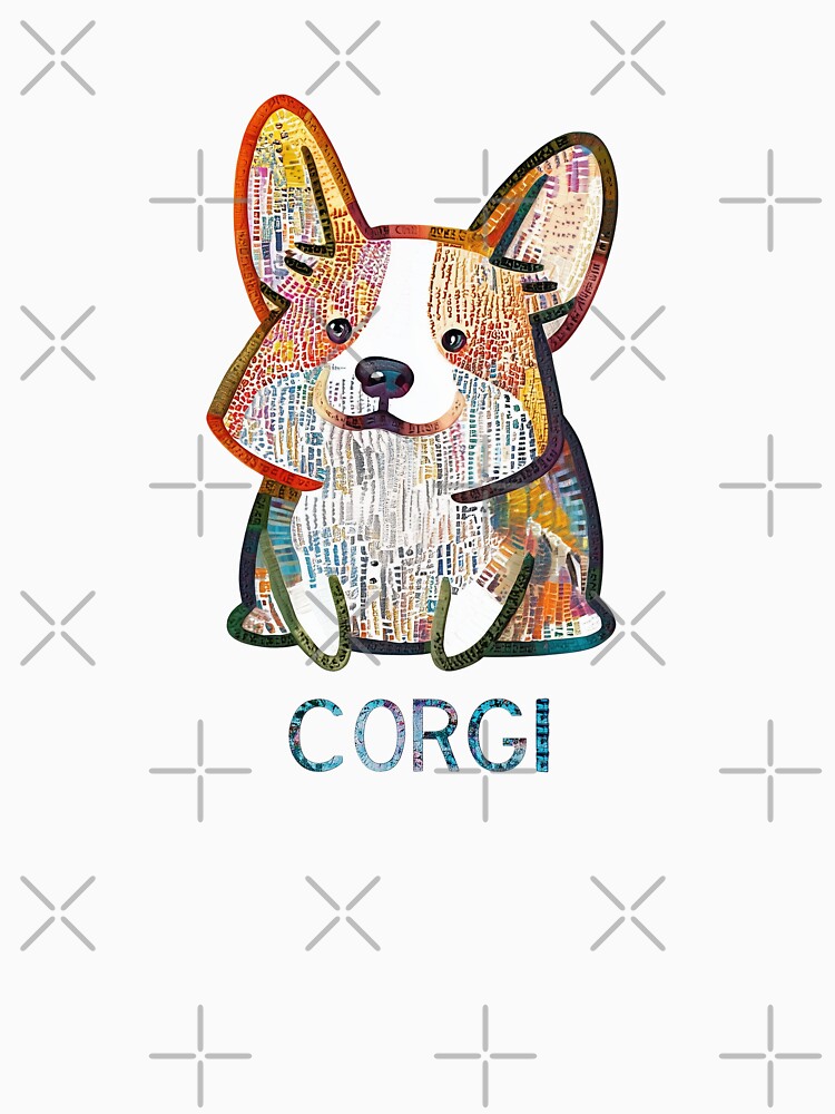 Corgi Series Star_Style A_006, dog animal funny cute T-Shirt shirt CorgiMANIA by aniMo Japan