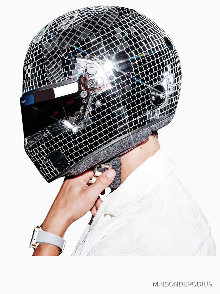 lando norris MIAMI DISCO BALL f1 mclaren merch by MAISONDEPODIUM