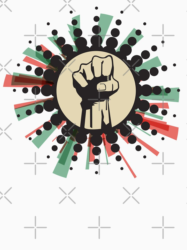 RETRO Fist Power ☻ Black Lives Matter Untamed Charismatic Captivating Empowering  ✔ by Naumovski