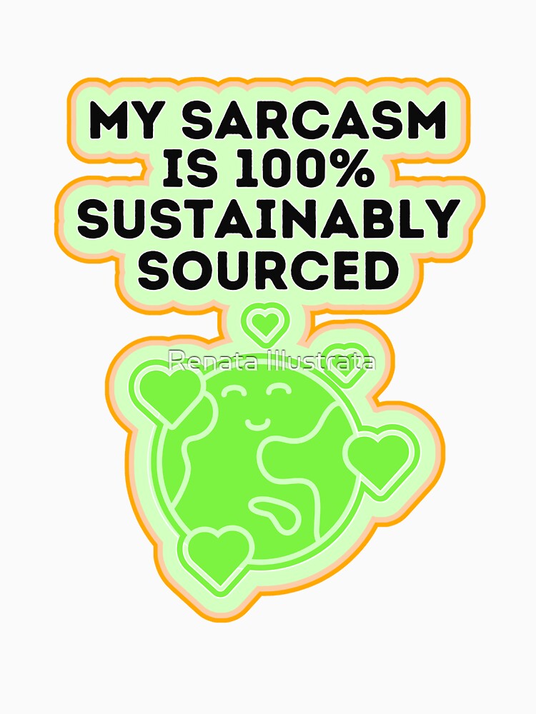 Awesome Sarcasm 70s Style Sarcastic Person by Renata Illustrata