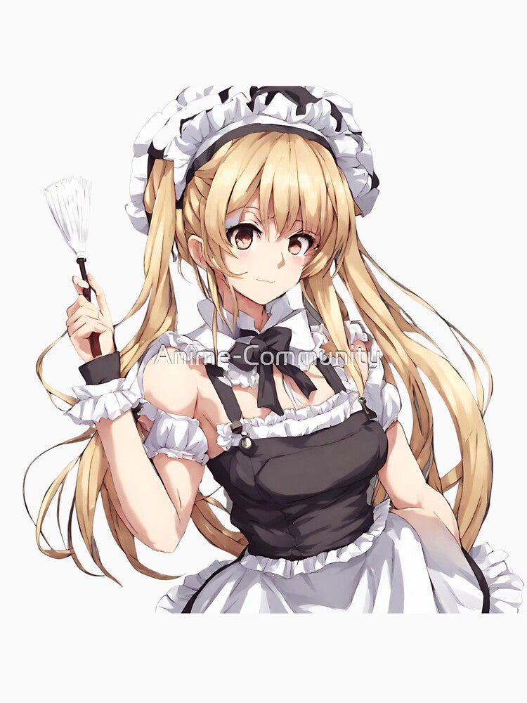 Kawaii Blonde Anime Maid: Your Adorable Fantasy by Anime-Community