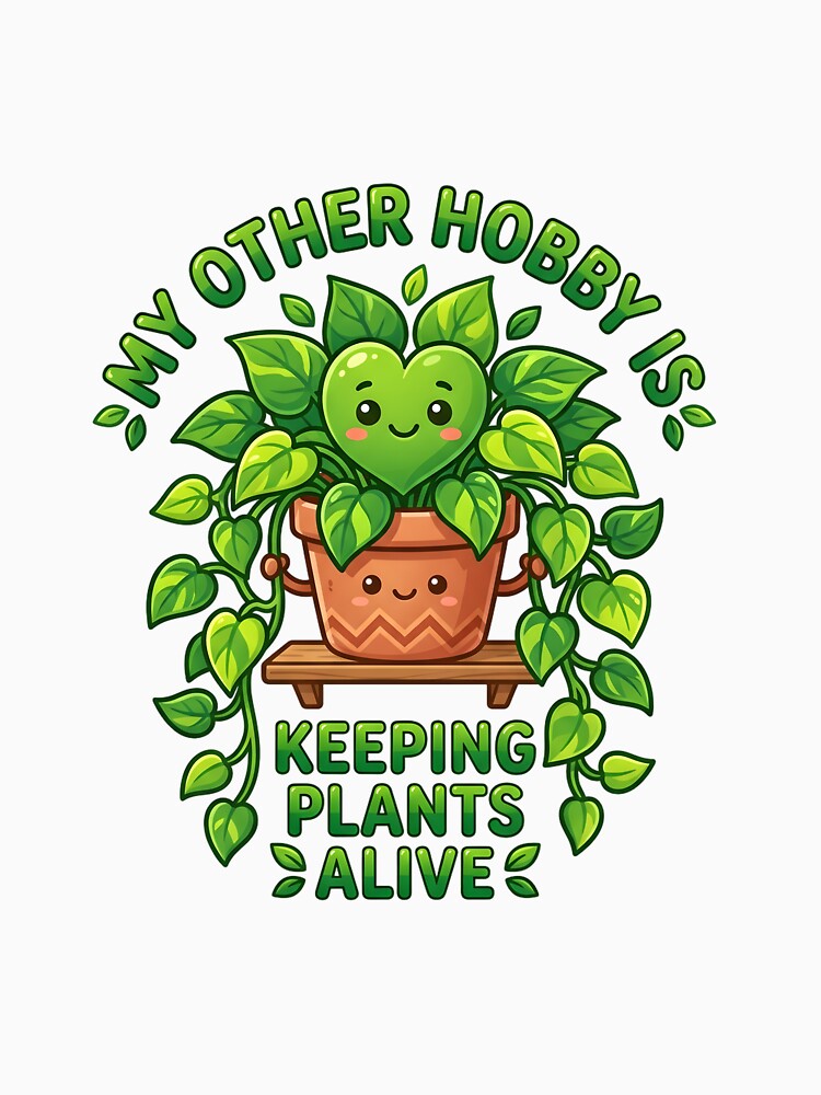 My Other Hobby Is Keeping Plants Alive | Funny Plant Lover Design by PLANT LOVER'S PARADISE