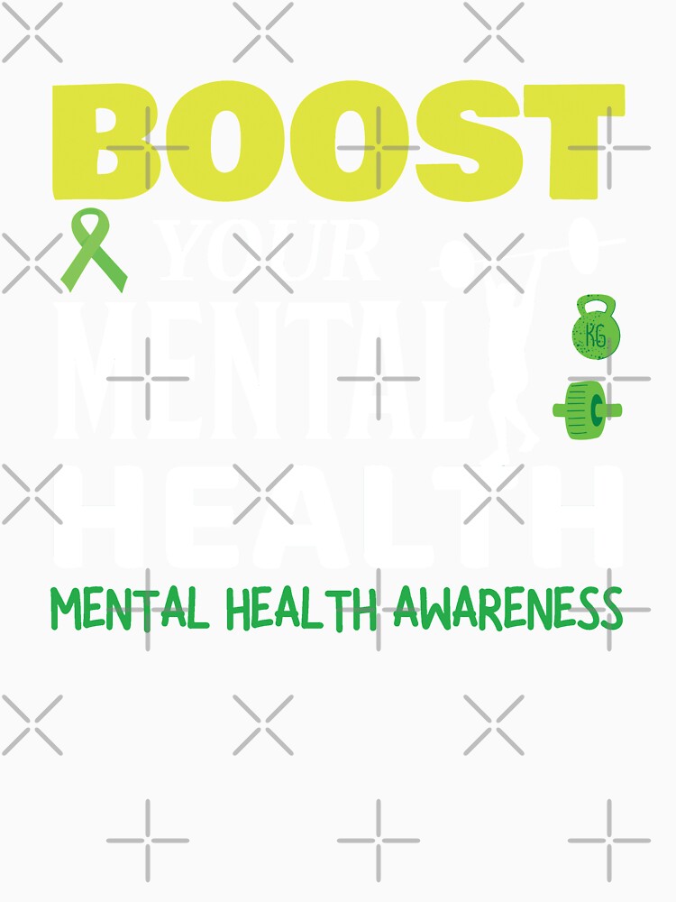 Mental Health Awareness - Boost Your Mental Health With Sweat by OwlCanvas