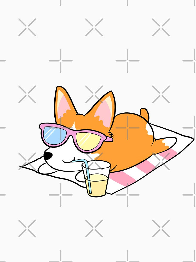Cute Corgi Summer by AndyWong