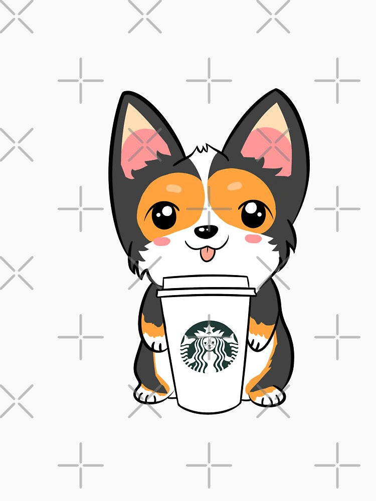 Cute Corgi Coffee by AndyWong