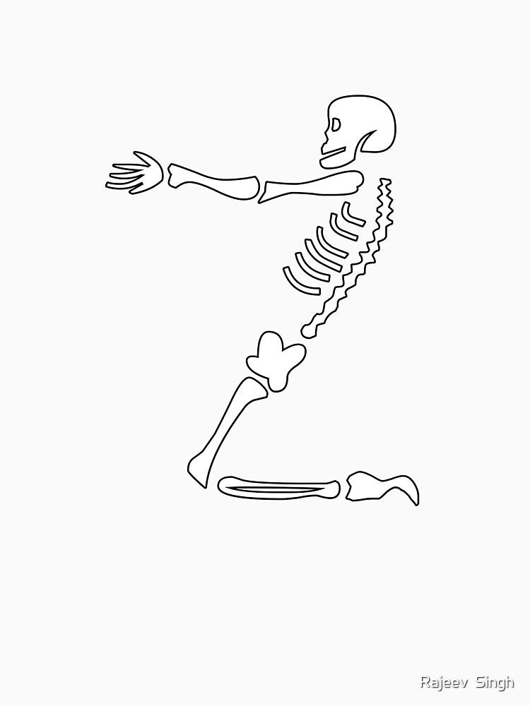 Skulls doing yoga initial monogram Z by Rajeev  Singh