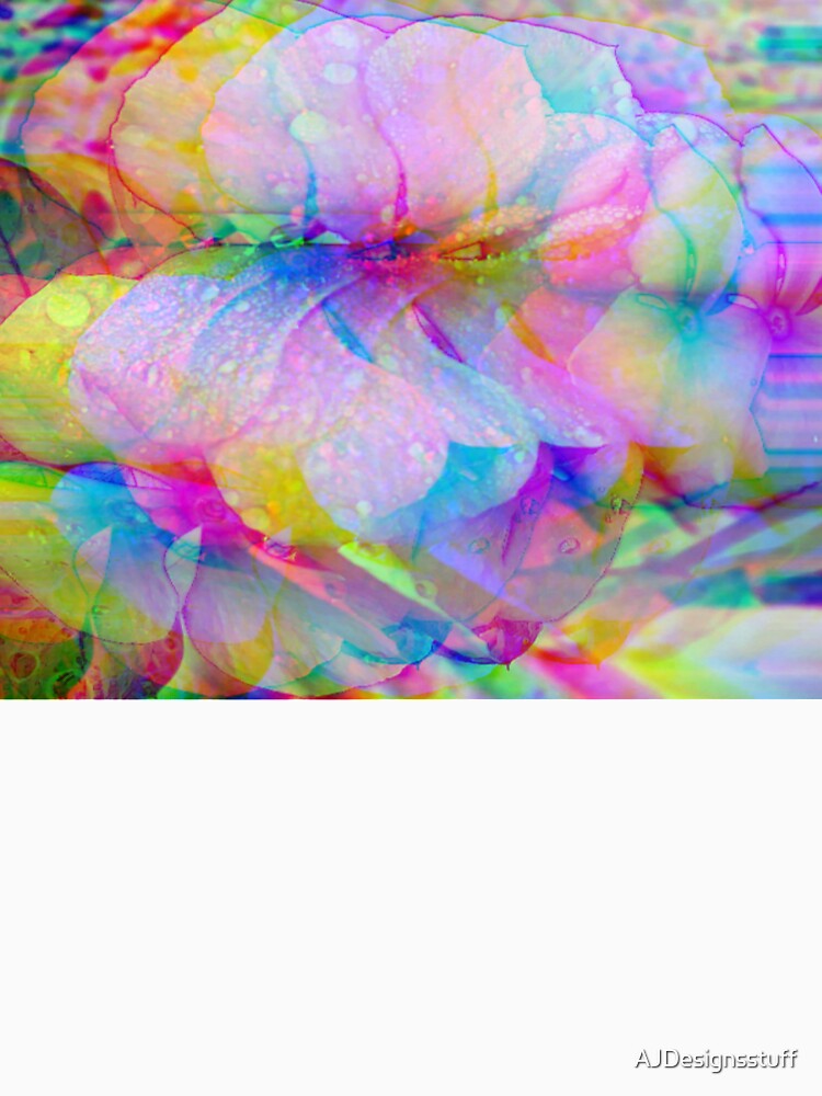 Abstract Photograph Floral Periwinkle by AJDesignsstuff