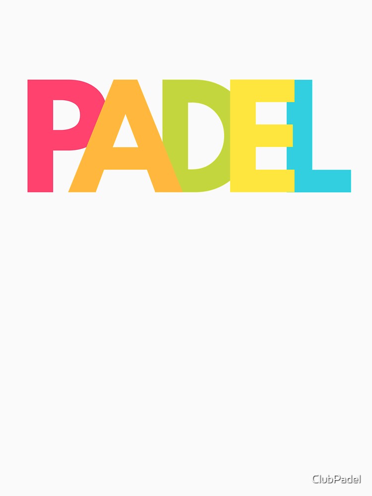 Padel Colourful Design by ClubPadel