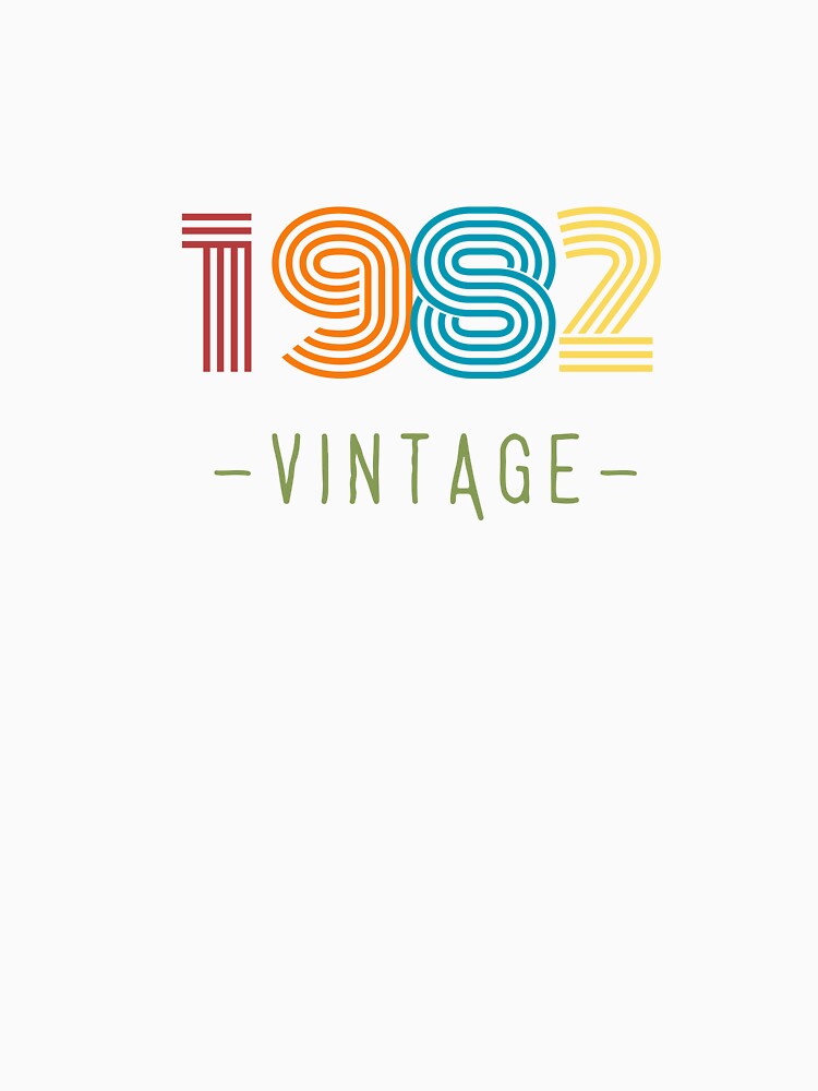 VINTAGE 1982 NEON RETRO DESIGN by Frame and Flames