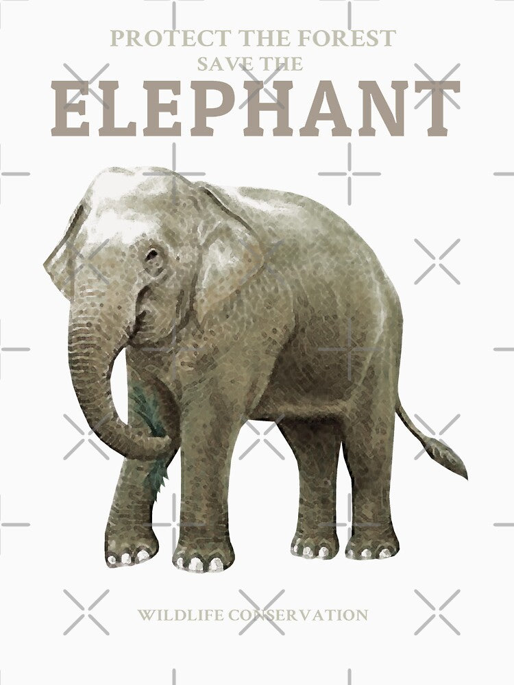 The Elephant Wildlife Conservation by KewaleeTee