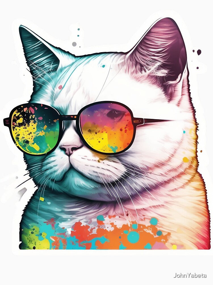 cat glasses by JohnYabeta