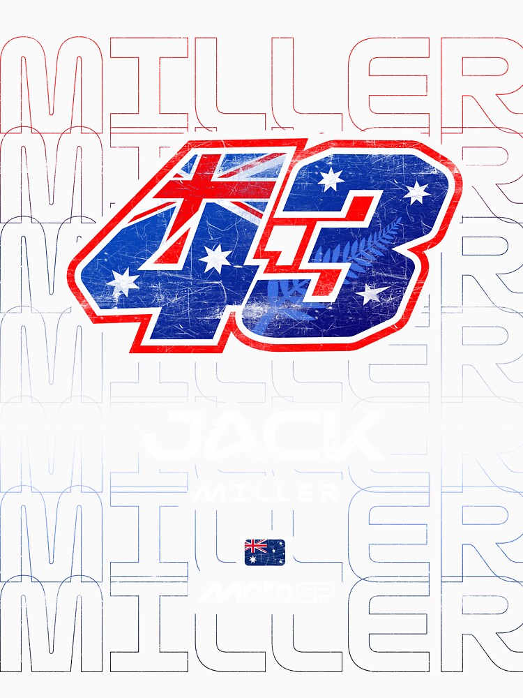Jack Miller Number 43 MotoGP Australia Prima Pramac Yamaha by Stotee