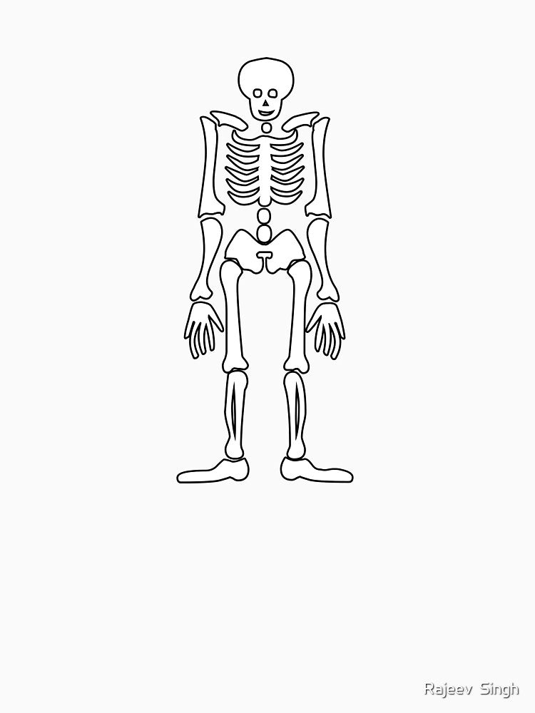 Skulls doing yoga initial monogram I by Rajeev  Singh