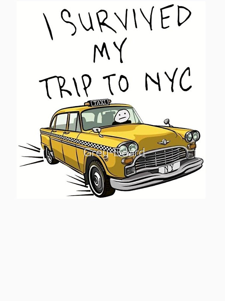I survived my trip to New York NYC, Big yellow taxi. by Grey-Beard