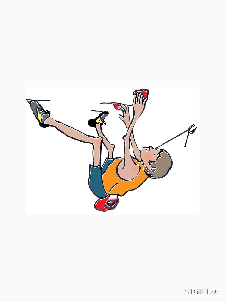 Bouldering Overhang by GillGillIllustr