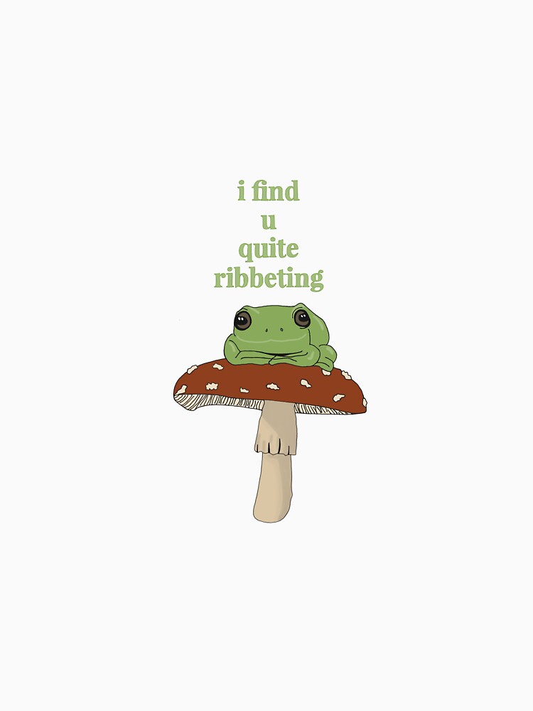 Frog on a Mushroom Pun by Alana Woods