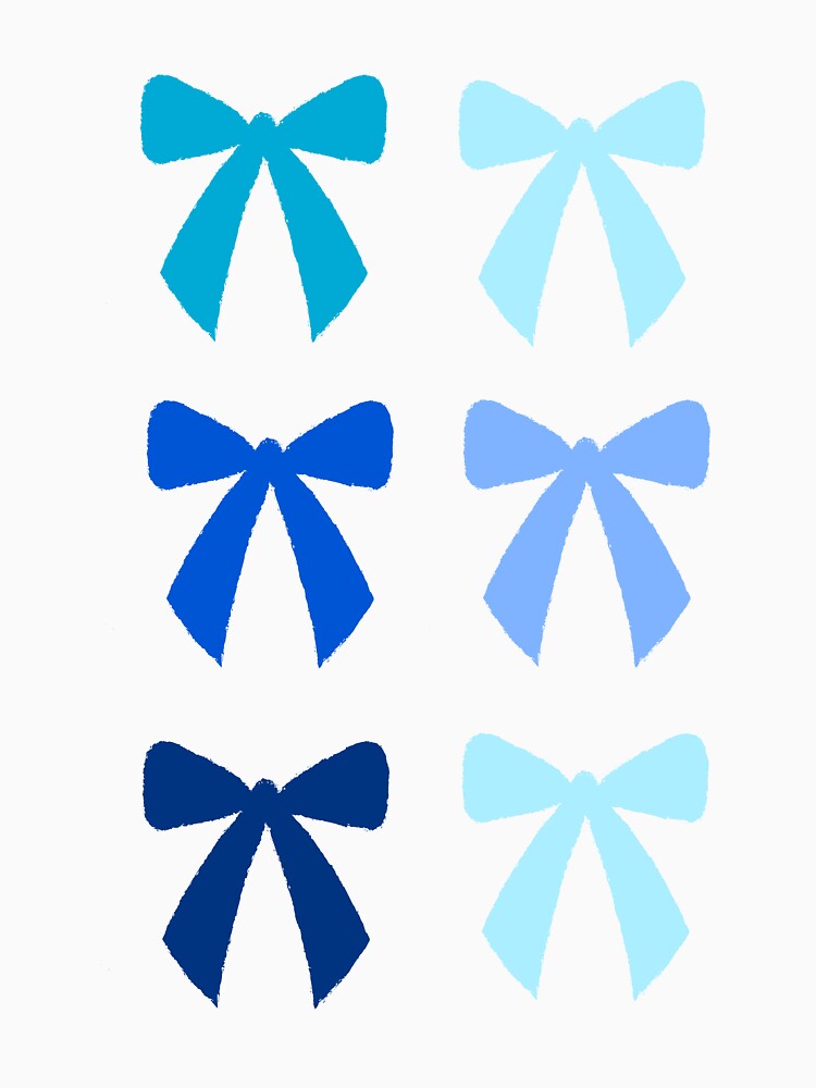 blue bow by Paper Drip