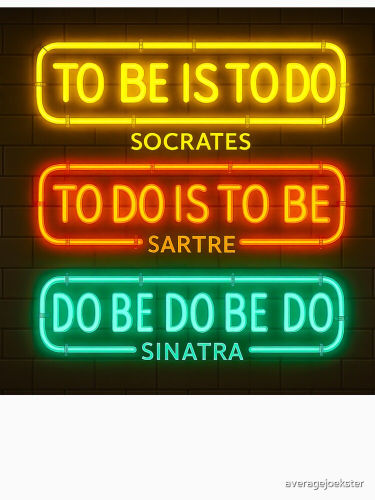 Neon Philosophy Quote Art by averagejoekster