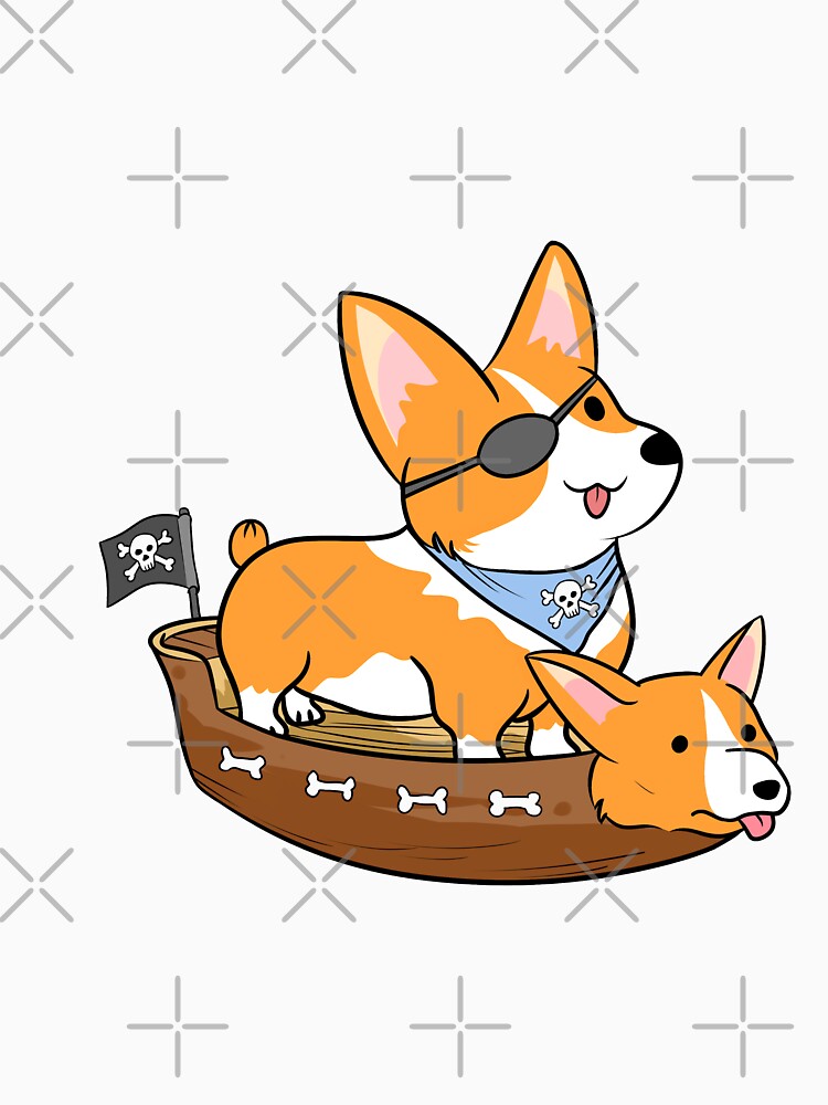 Cute Corgi Pirate by AndyWong