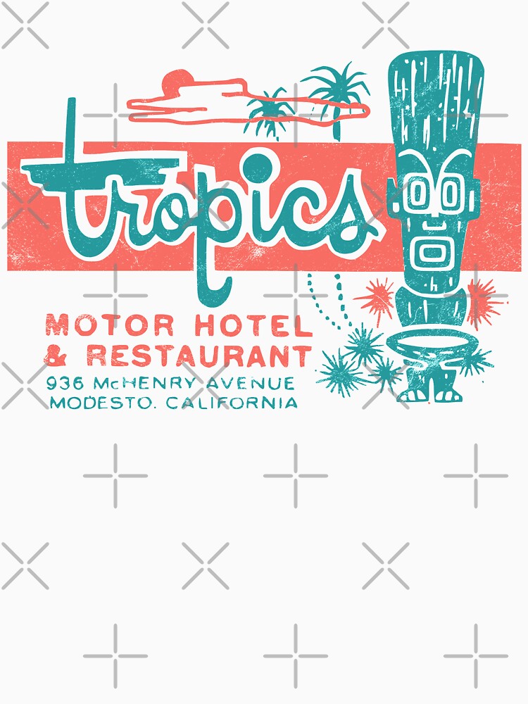 Tropics Motor Hotel / Tiki / 1950s / Polynesian / Retro Surf Style by Roger-C