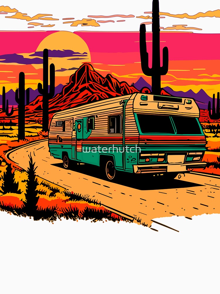 Retro Rover: Desert Dreamscape by waterhutch
