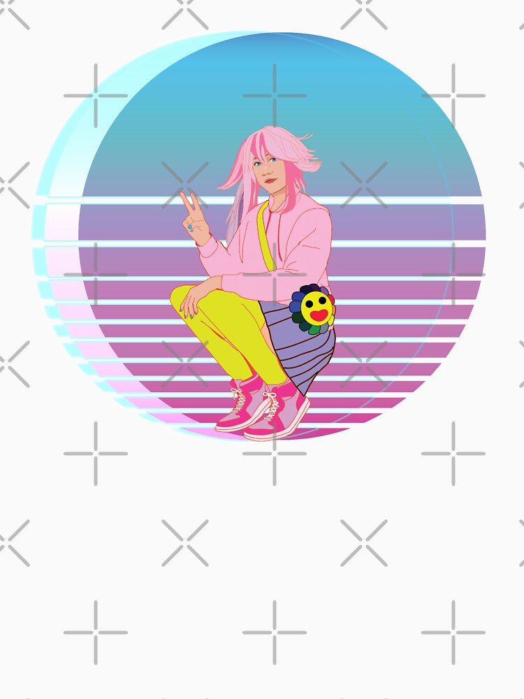 Vaporwave aesthetic kawaii girl by Feline Rockstars
