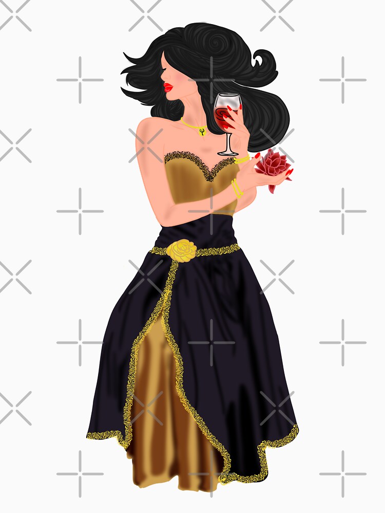 Lady of the Night – Mystical Moon Goddess Artwork by Pontoart