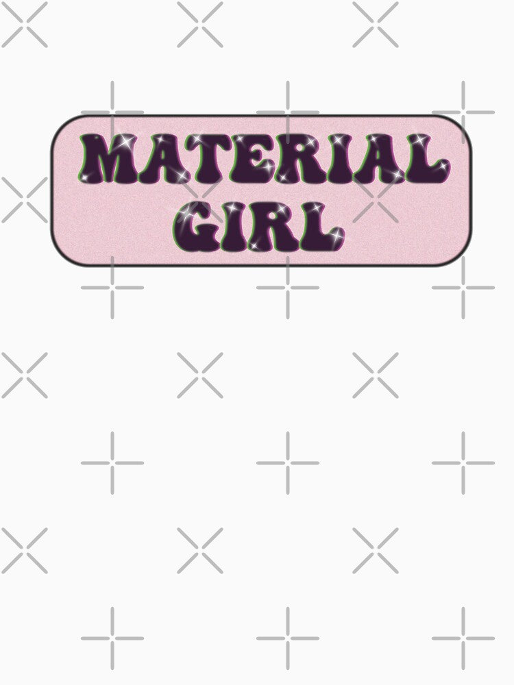Material Girl (MATERIAL GWORLL) 3D Y2K logo by EviBrevi