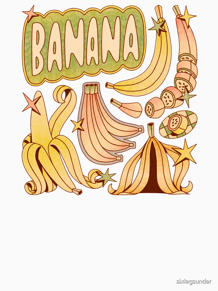 Groovy Banana Mood by sixlegsunder