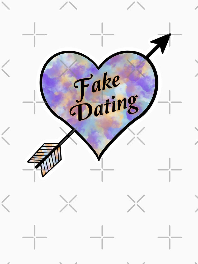 Book Trope Love Heart - Fake Dating by VHaywardDesigns