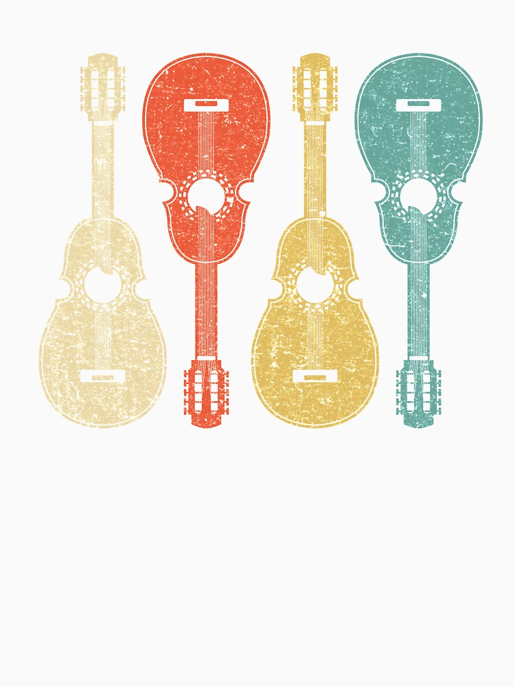 Cuatro De Puerto Rico Vintage Music Instruments by inkedtee