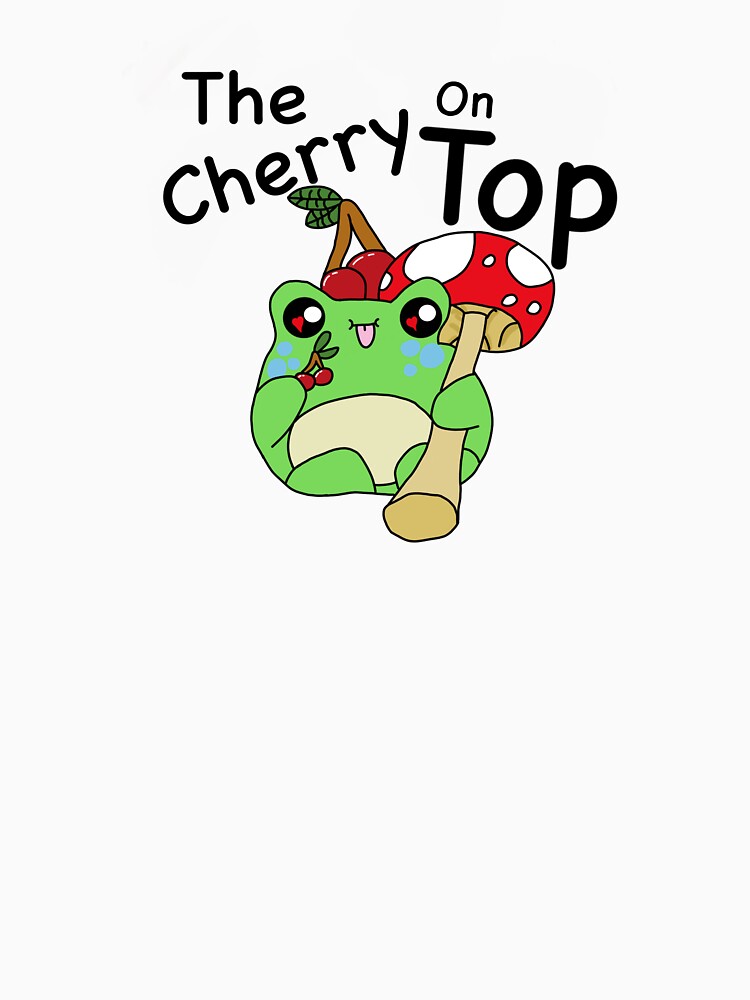 Cherry Frog With Text by Charlie’s shop