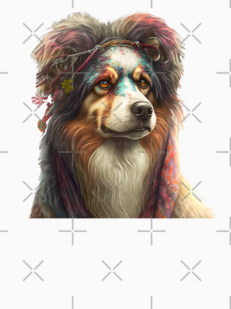 Hippie dog by AnimalArtPhotos