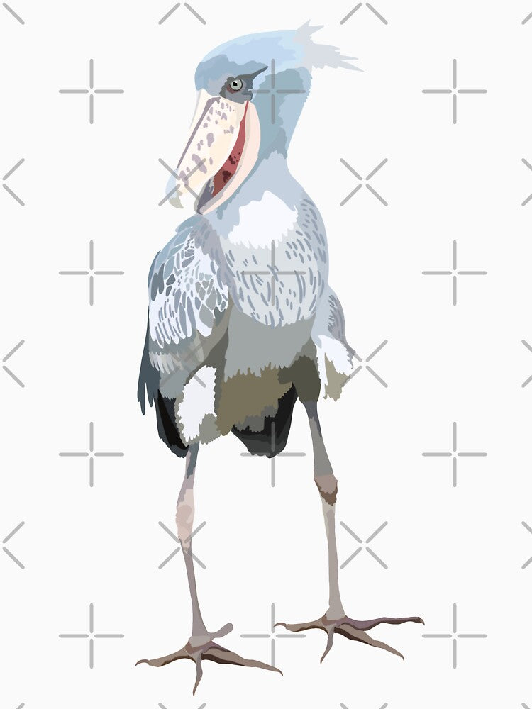 S is for Shoebill,Shoebill: The Majestic and Mysterious Bird of African Wetlands by PrettylittlepastelUk