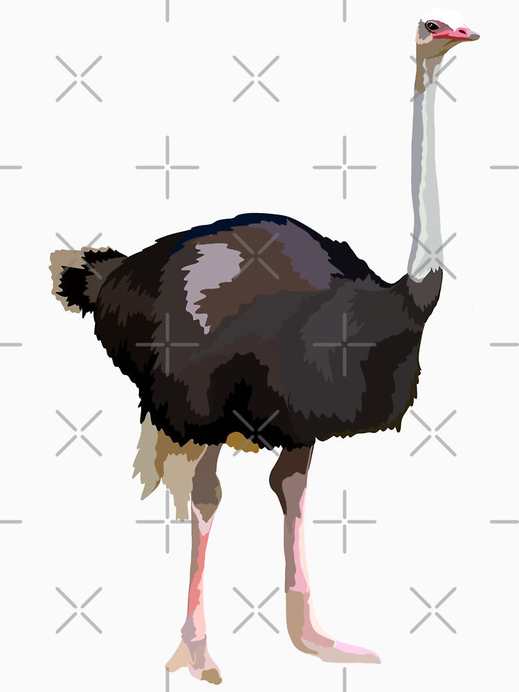 O is for Ostrich by PrettylittlepastelUk