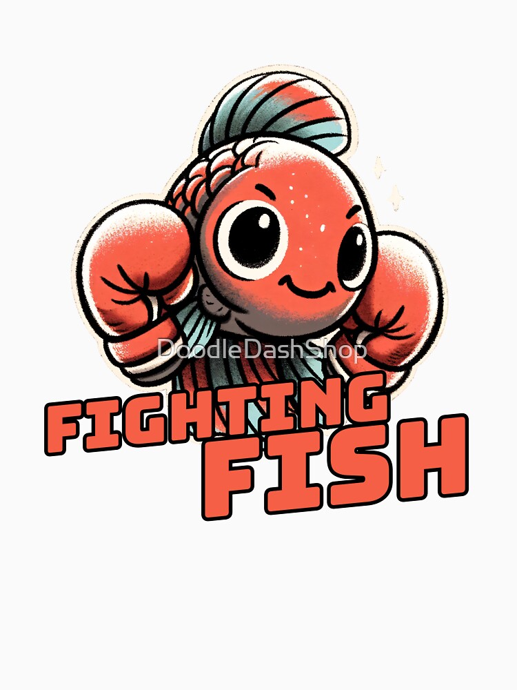Betta Fish Fighting Fish by DoodleDashShop