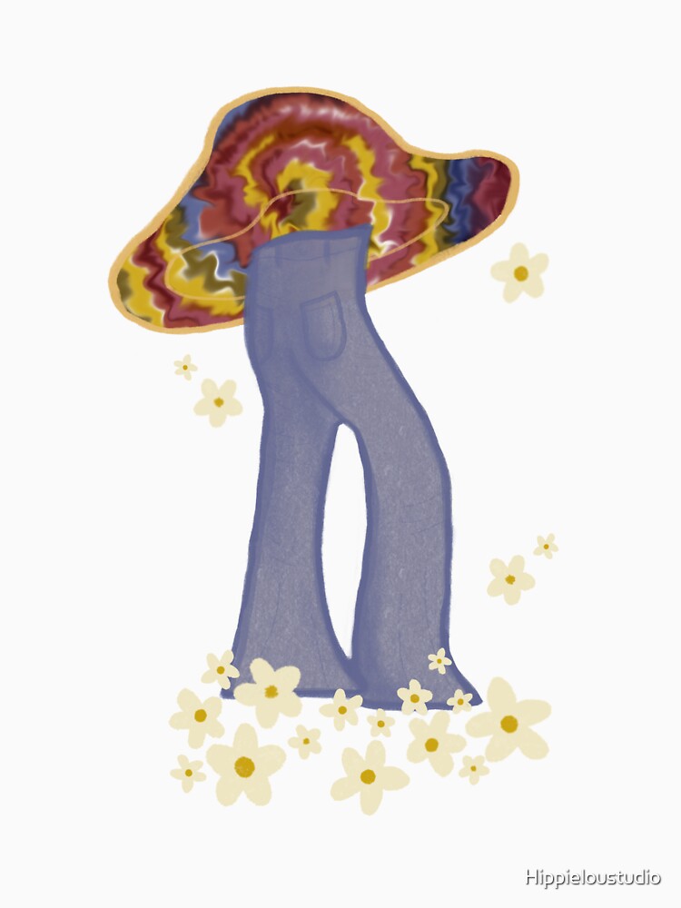 Tie-Dye Mushroom by Hippieloustudio