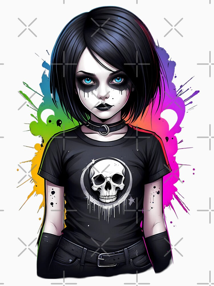goth teen girl by lotsagoth
