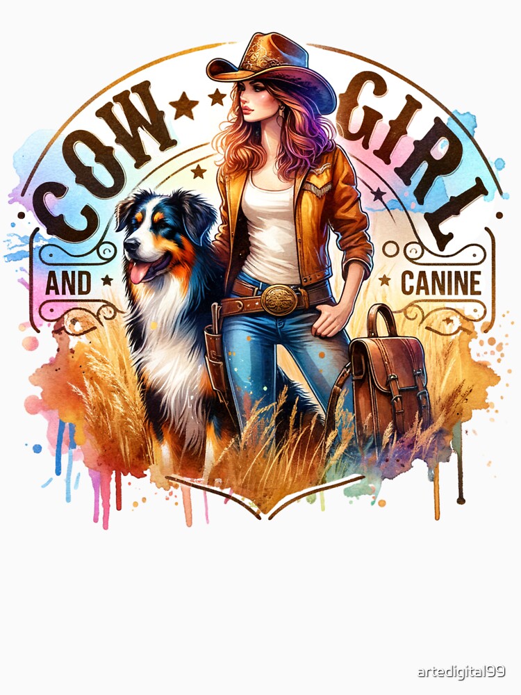 Wild West Cowgirl Vibes- Apparel, Mugs, Stickers & More by artedigital99