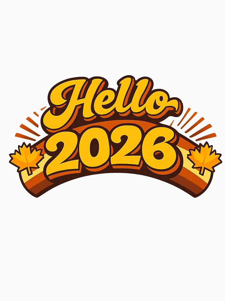 Hello 2026 – New Year Design Canada | Happy New Year 2026 T-shirt Gift by mocci10