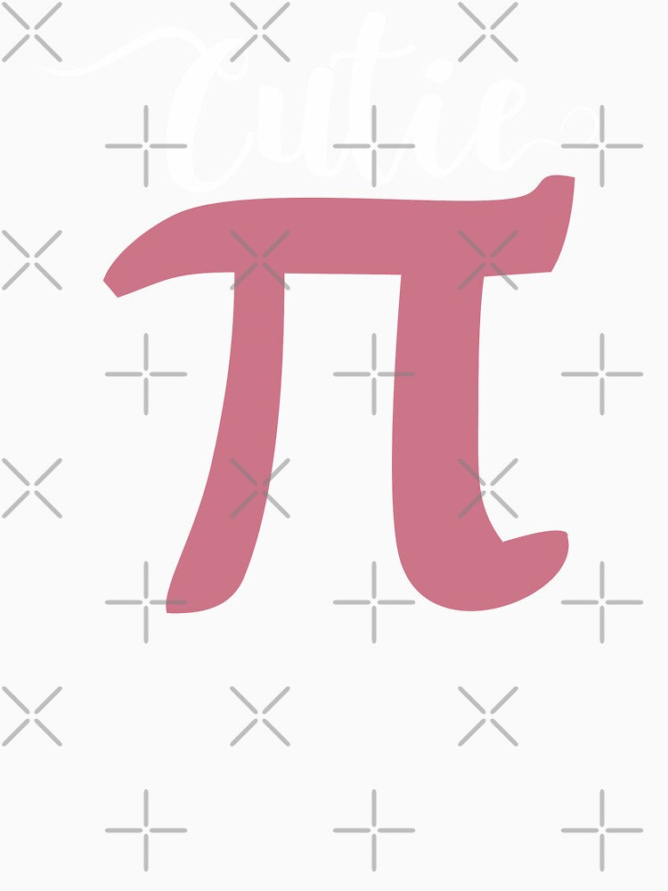 Cutie Pi Symbol Pink Funny Pi Day Math Lover Gift Cute Girls by alenaz