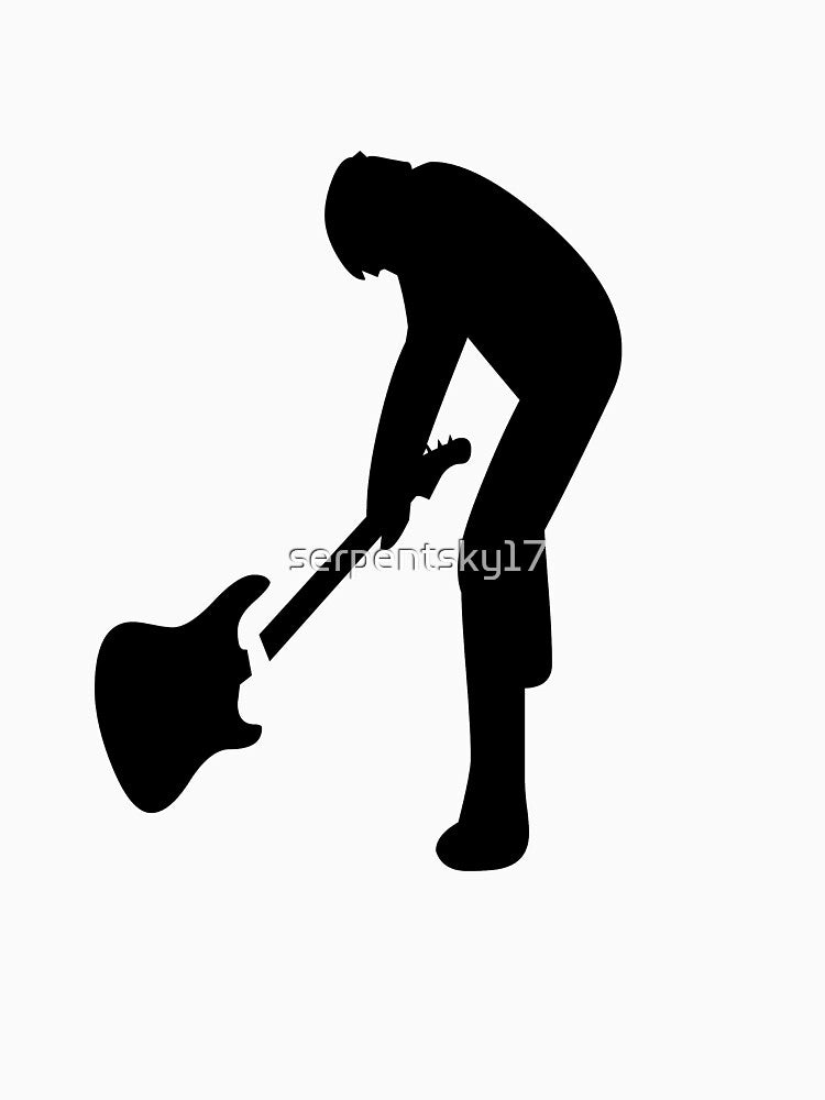 Punk Rock Broken Guitar by SerpentSkyArts