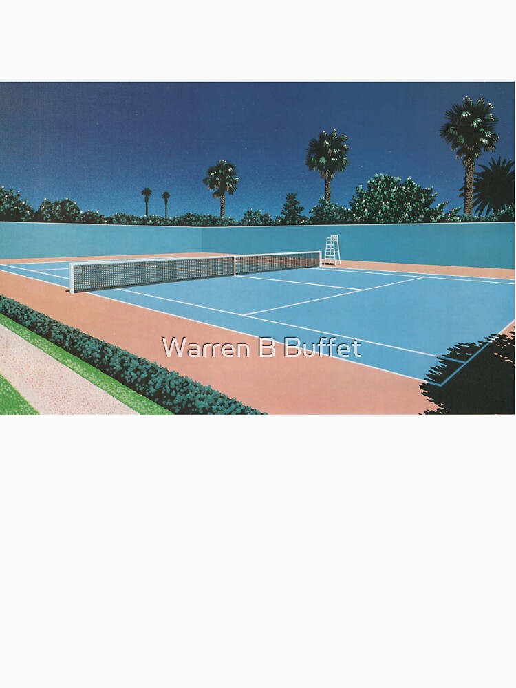 Hiroshi Nagai Aesthetic vaporwave poster by Warren B Buffet