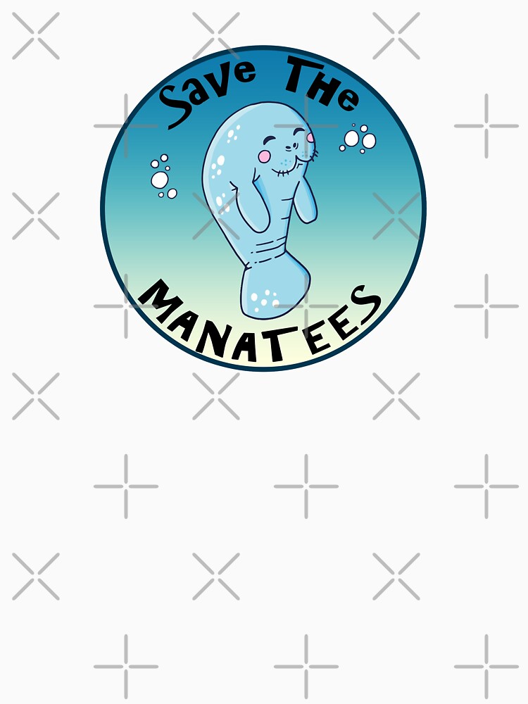 Save The Manatees Sea Cow Florida by DESTINATIONS DECAL