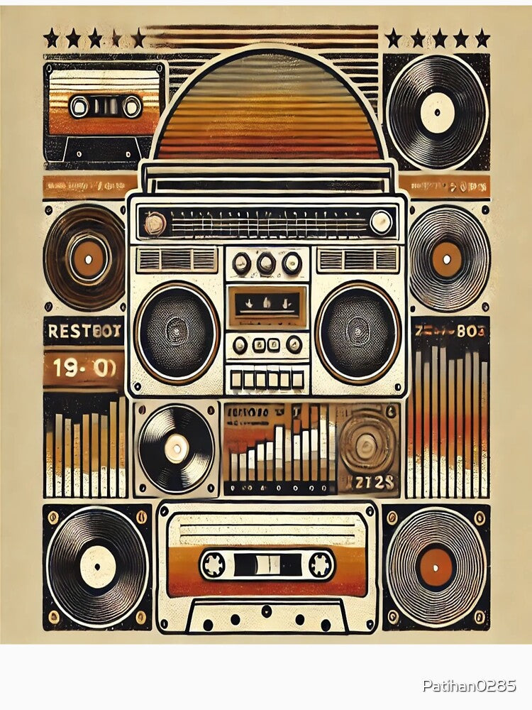 Vintage Retro Vibes - 70s & 80s Aesthetic T-Shirt Design - Model 2 by NeonBot_Shop
