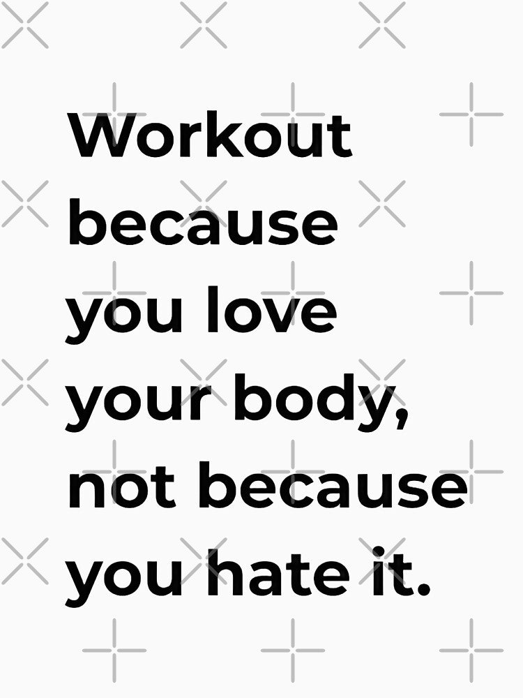 Workout Because You Love Your Body HD Sticker – Positive New Year Fitness Self-Care Quote | 2026 new year resolution by MillionaireGenZ ⭐⭐⭐⭐⭐ (5.0)