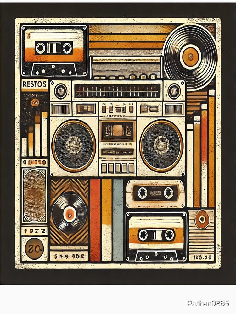 Vintage Retro Vibes - 70s & 80s Aesthetic T-Shirt Design -Model 1 by NeonBot_Shop