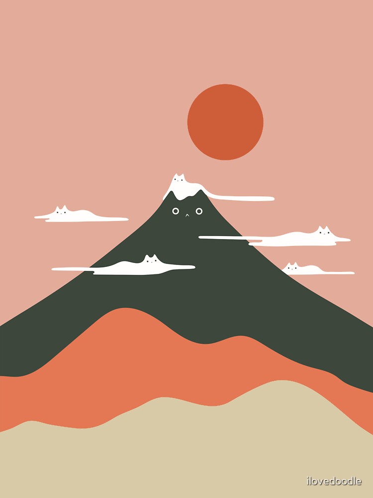 Cat Landscape 72A by ilovedoodle