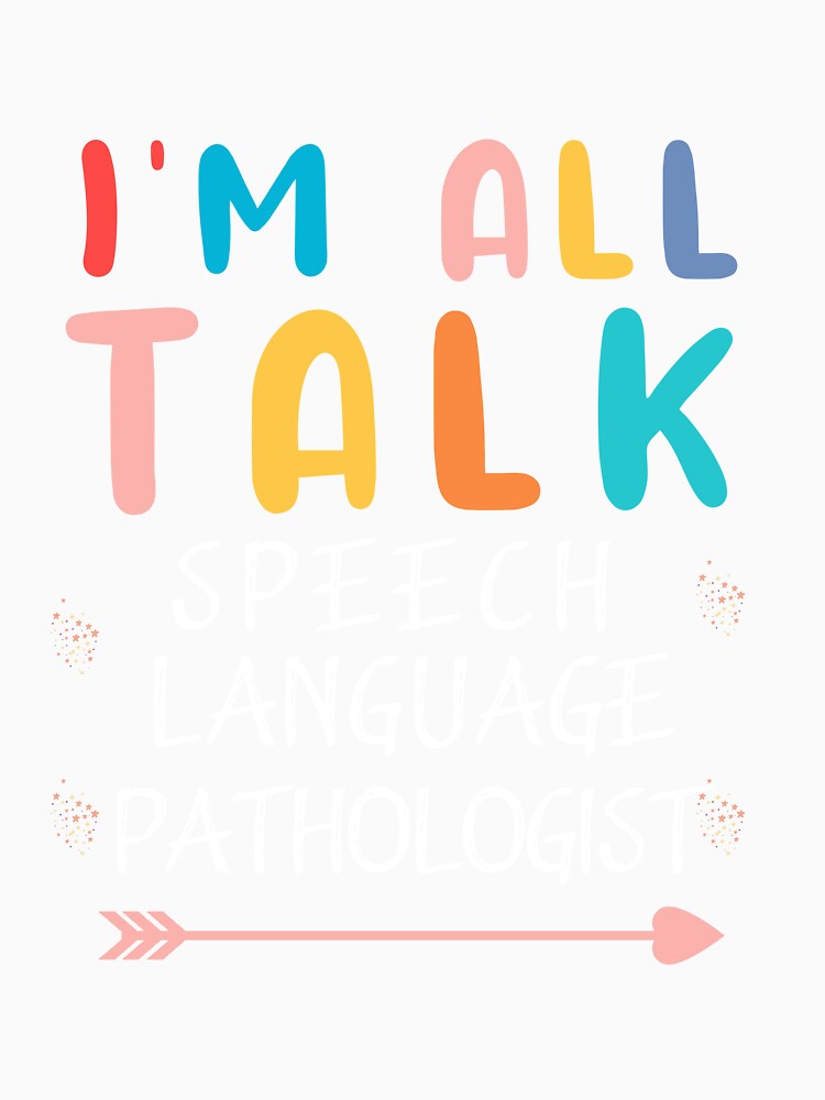 i am all talk, speech language pathologist therapy teacher by POPLIN ⭐ ⭐ ⭐ ⭐ ⭐